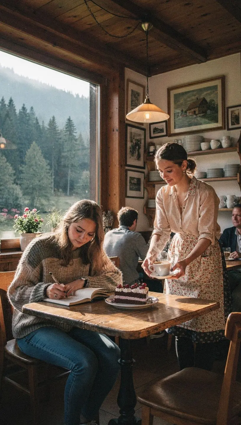 Ein Verkäufer, der stolz seine hausgemachten Würste auf einem traditionellen Markt präsentiert.